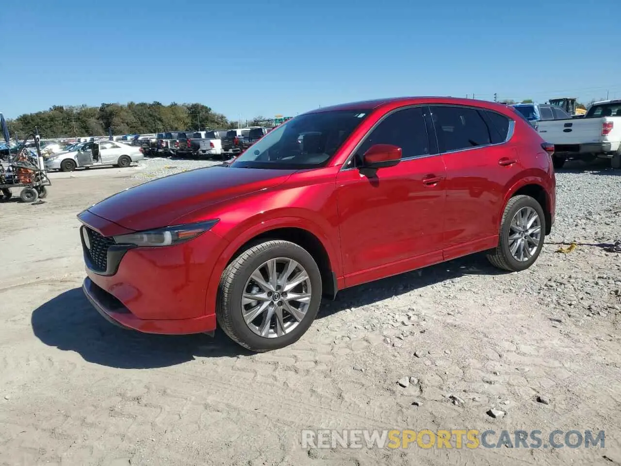 1 fotografías del automóvil dañado JM3KFBEM0R0398376 MAZDA CX-5 PREMI 2024