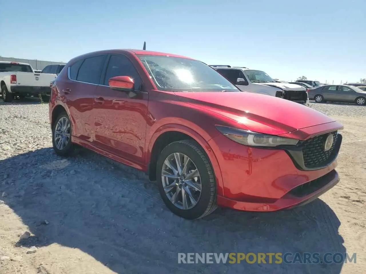 4 fotografías del automóvil dañado JM3KFBEM0R0398376 MAZDA CX-5 PREMI 2024