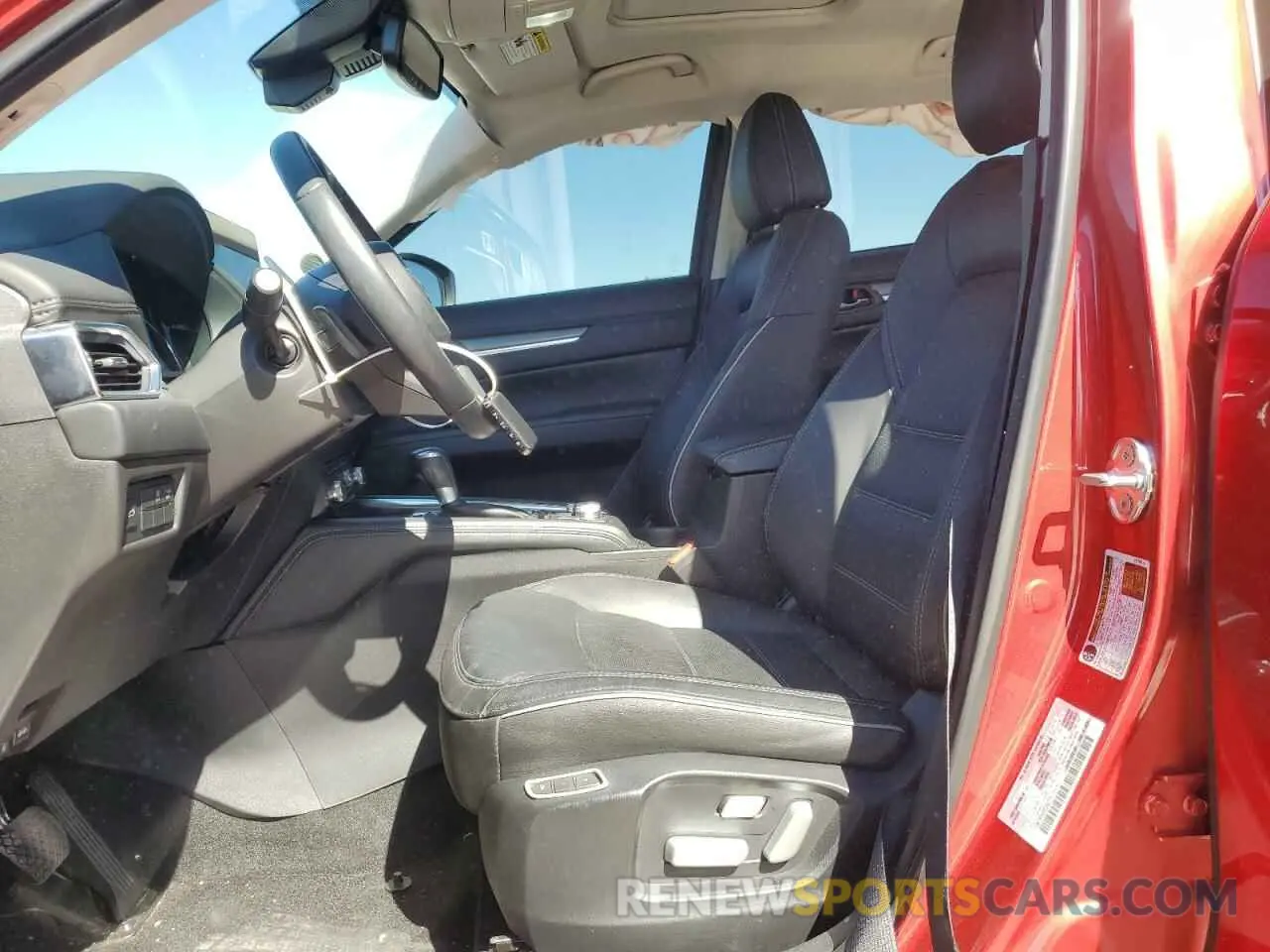 7 fotografías del automóvil dañado JM3KFBEM0R0398376 MAZDA CX-5 PREMI 2024