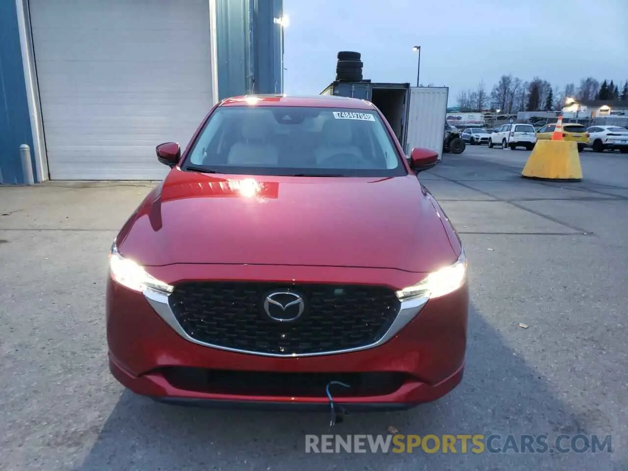 5 fotografías del automóvil dañado JM3KFBEM3R0353724 MAZDA CX-5 PREMI 2024