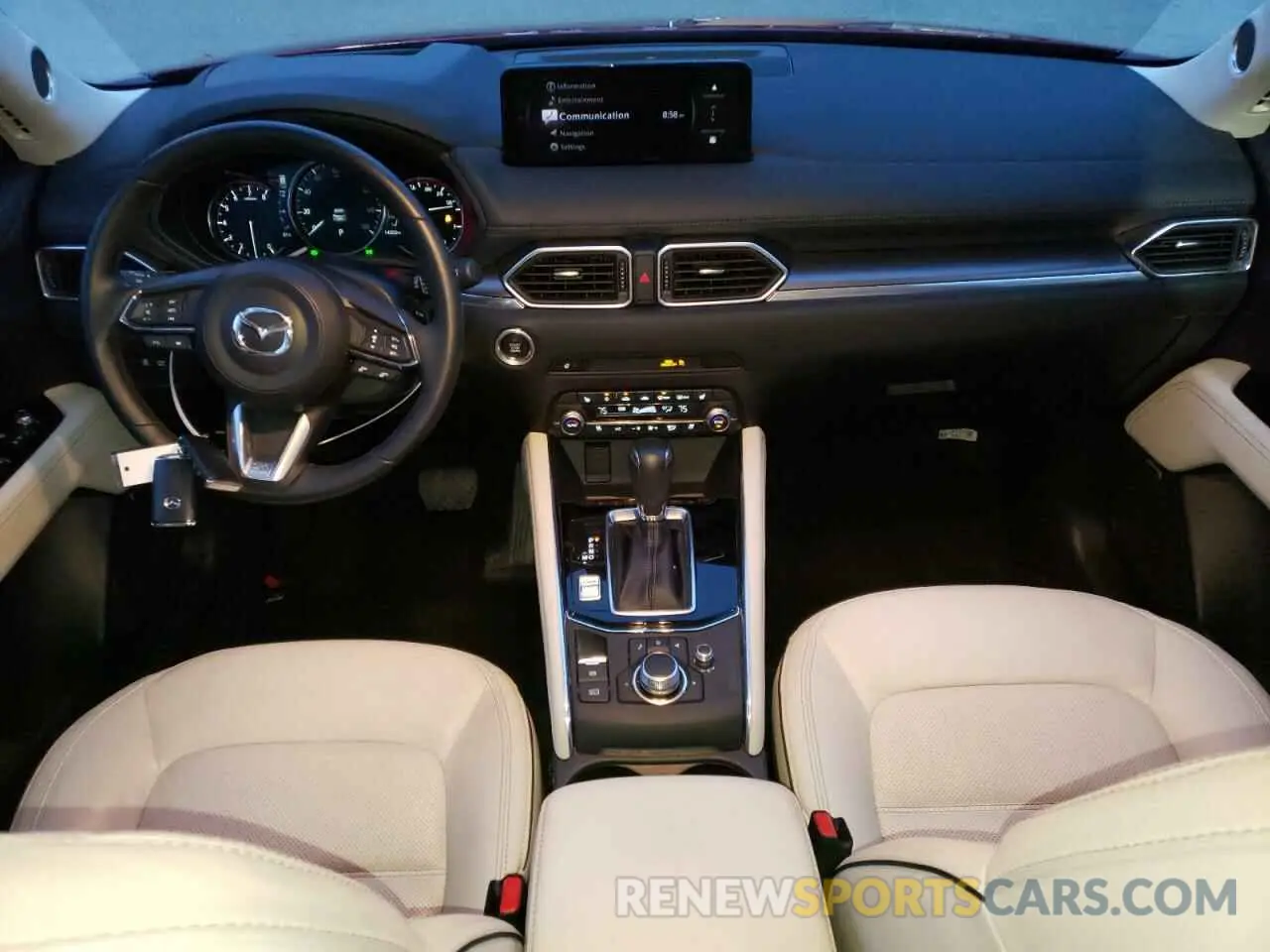 8 fotografías del automóvil dañado JM3KFBEM3R0353724 MAZDA CX-5 PREMI 2024