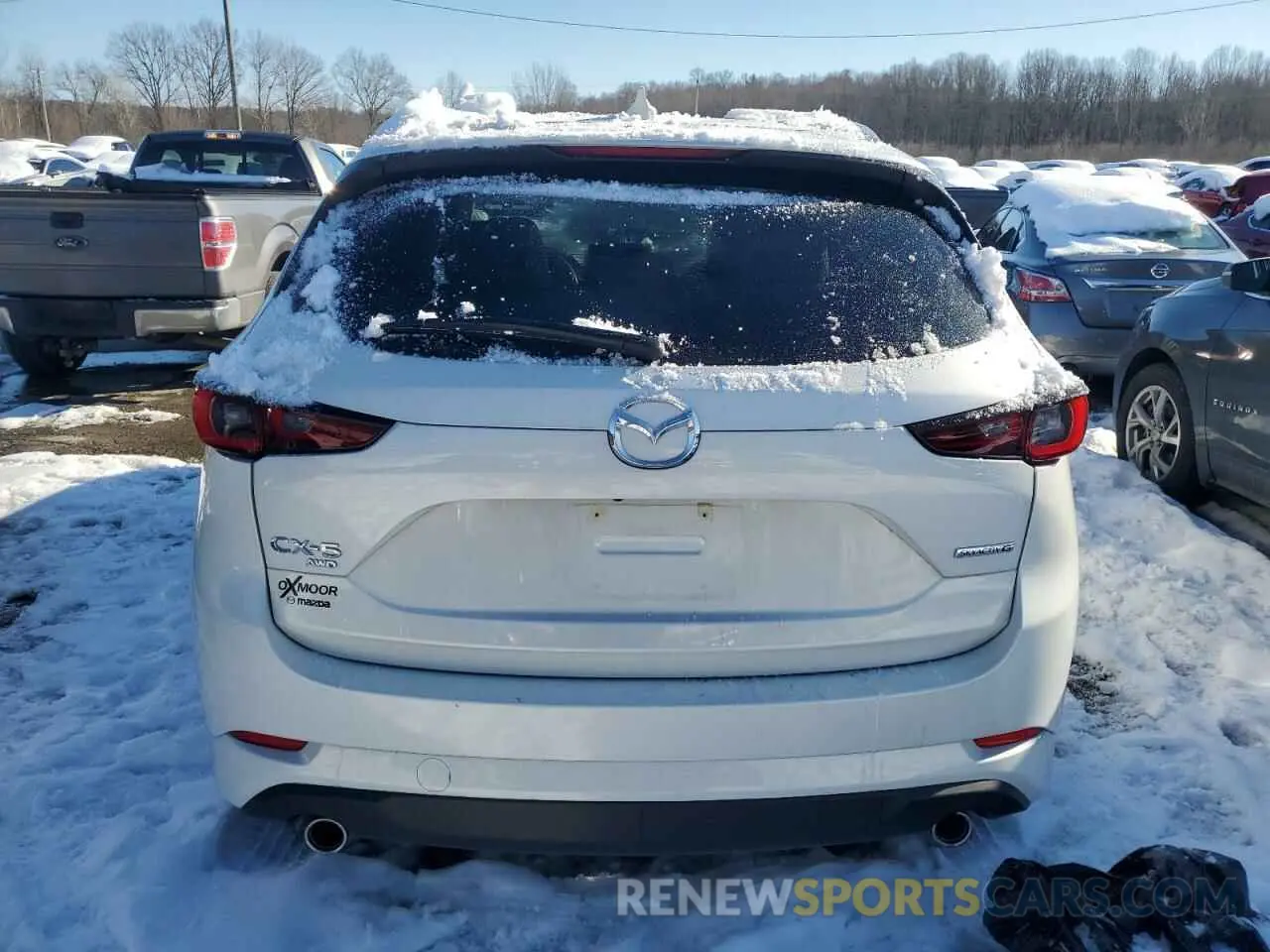 6 fotografías del automóvil dañado JM3KFBEM7R0398021 MAZDA CX-5 PREMI 2024