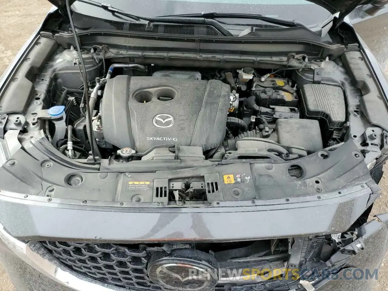 12 fotografías del automóvil dañado JM3KFBBM0N0625998 MAZDA CX-5 SELEC 2022