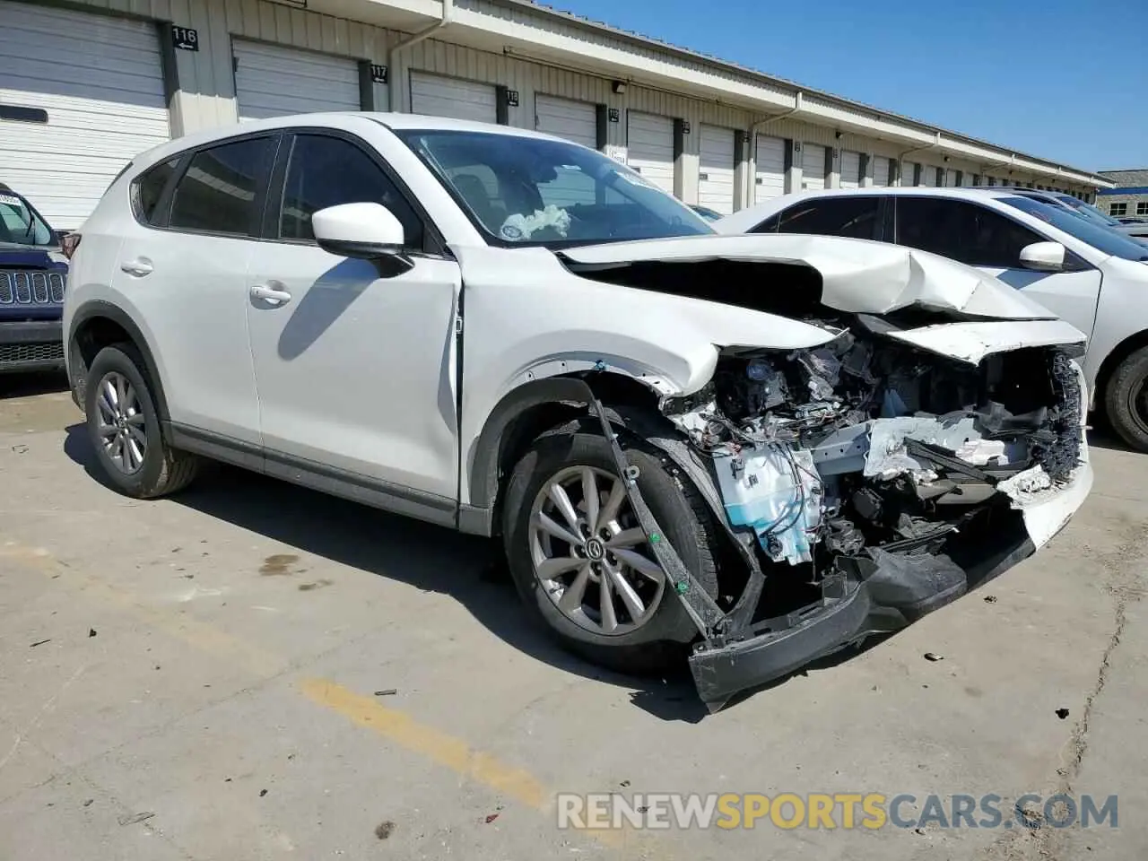 4 fotografías del automóvil dañado JM3KFBBM1N0571949 MAZDA CX-5 SELEC 2022