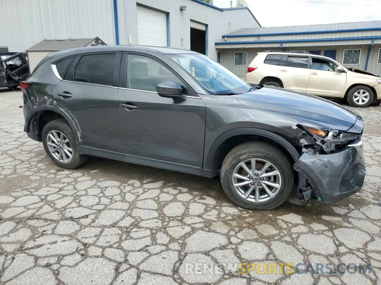 4 fotografías del automóvil dañado JM3KFBBM5N0613975 MAZDA CX-5 SELEC 2022