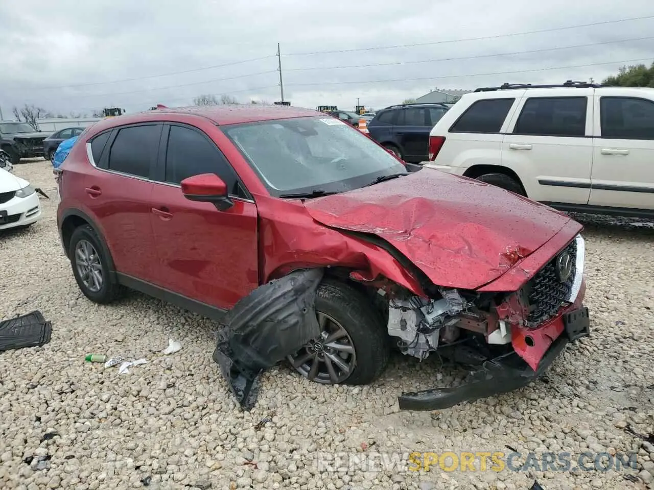 4 fotografías del automóvil dañado JM3KFBBM6N0536596 MAZDA CX-5 SELEC 2022