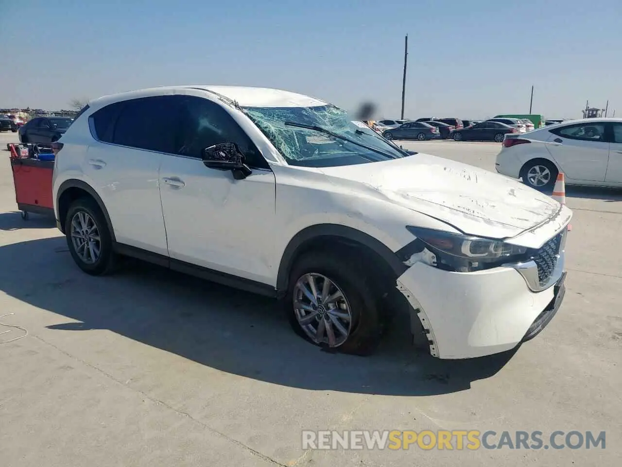 4 fotografías del automóvil dañado JM3KFBBM8N0634402 MAZDA CX-5 SELEC 2022