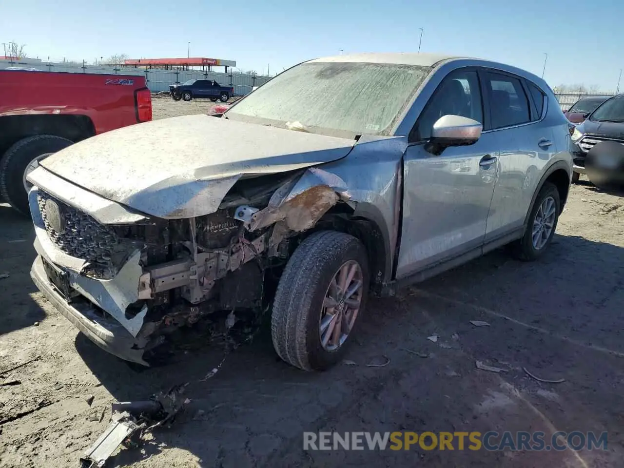1 fotografías del automóvil dañado JM3KFBBMXN0544071 MAZDA CX-5 SELEC 2022
