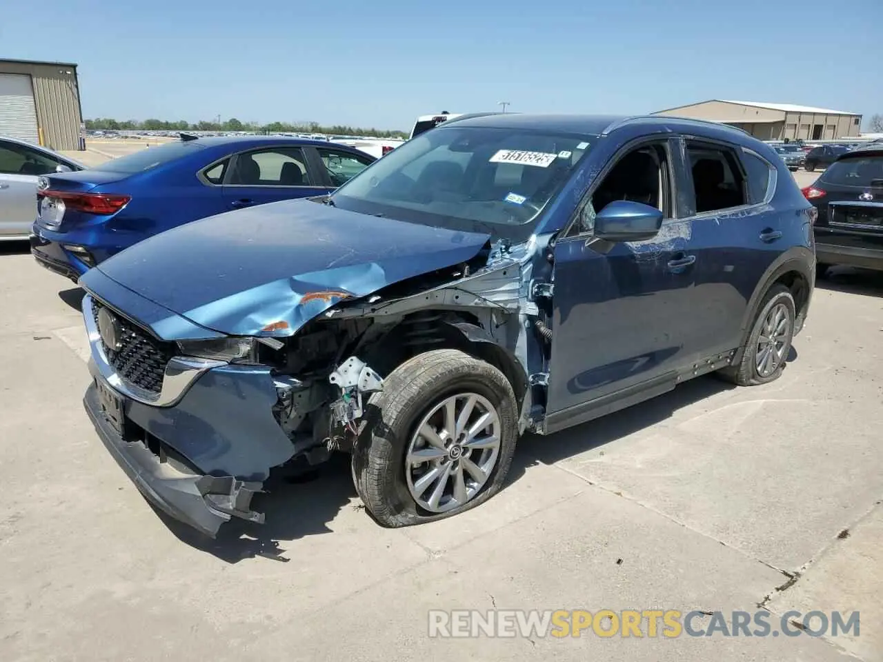 1 fotografías del automóvil dañado JM3KFBBMXN0561663 MAZDA CX-5 SELEC 2022