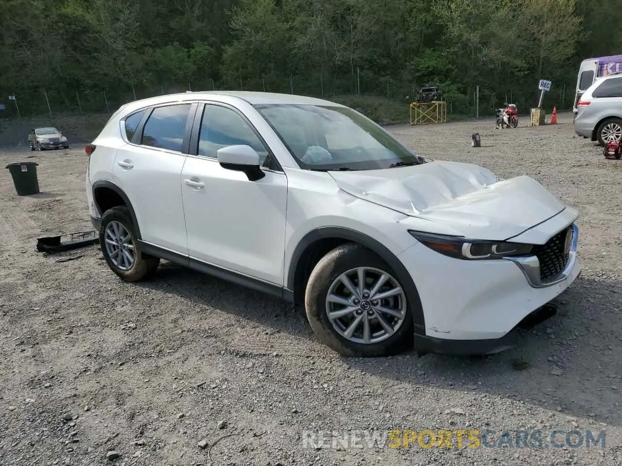 4 fotografías del automóvil dañado JM3KFBBM1P0165429 MAZDA CX-5 SELEC 2023