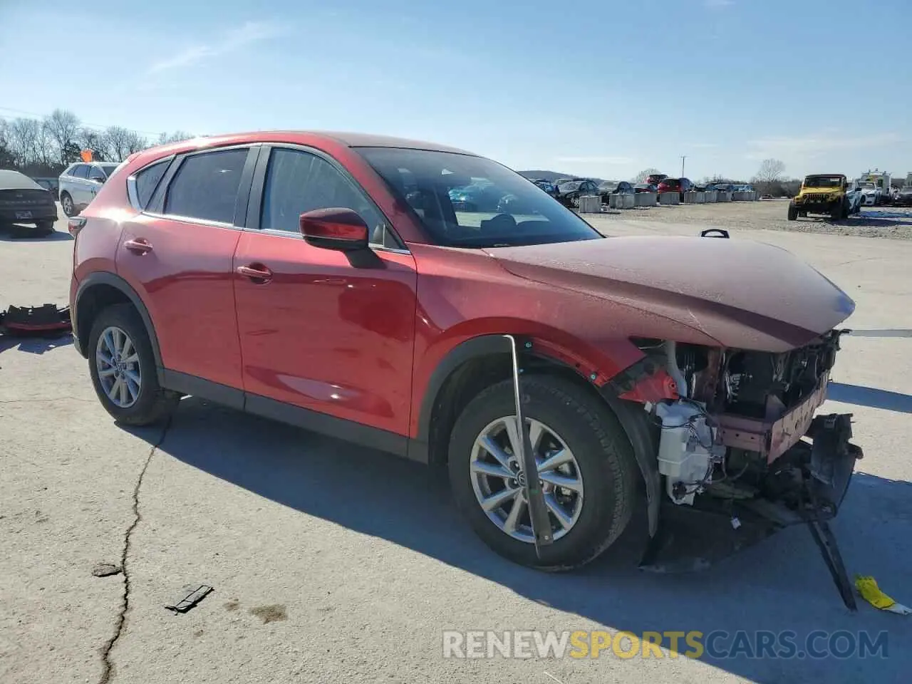 4 fotografías del automóvil dañado JM3KFBBM5P0262424 MAZDA CX-5 SELEC 2023