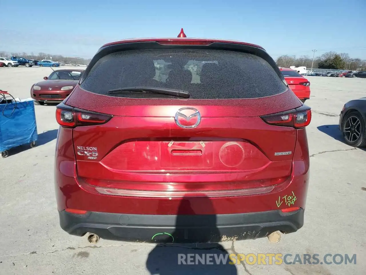 6 fotografías del automóvil dañado JM3KFBBM5P0262424 MAZDA CX-5 SELEC 2023