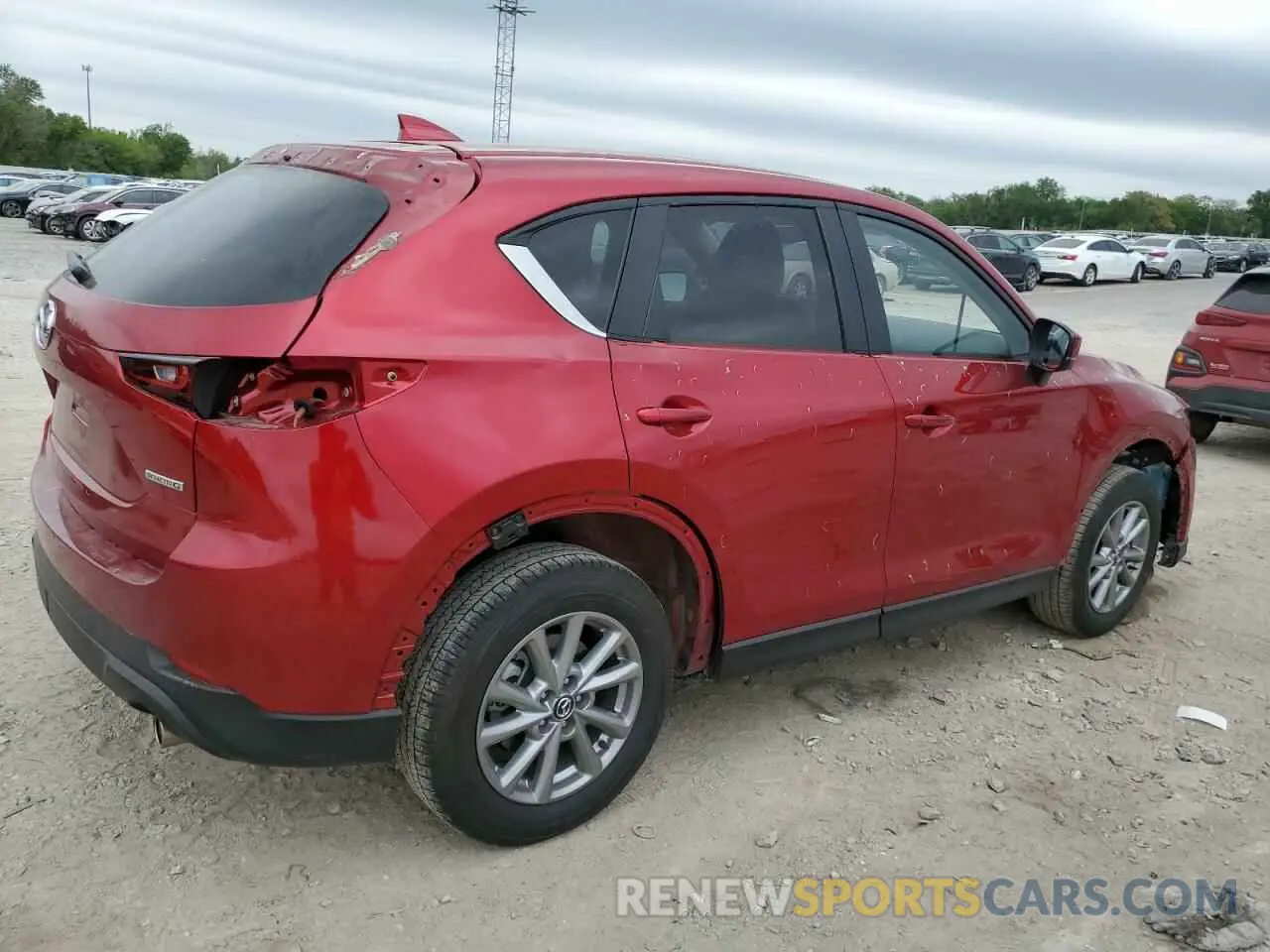 3 fotografías del automóvil dañado JM3KFBBM9P0149169 MAZDA CX-5 SELEC 2023