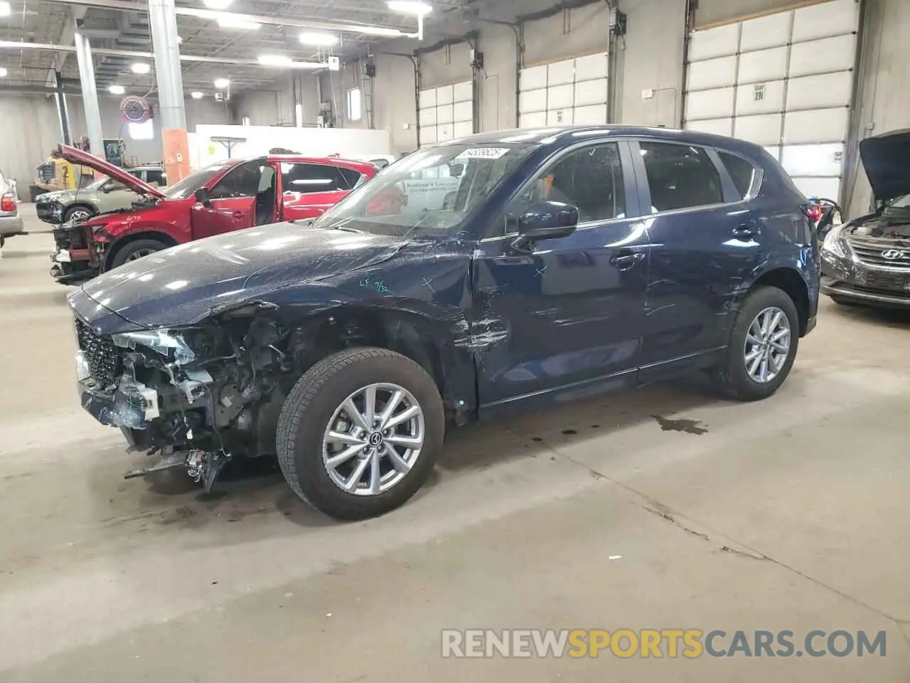 1 fotografías del automóvil dañado JM3KFBBL0R0465019 MAZDA CX-5 SELEC 2024