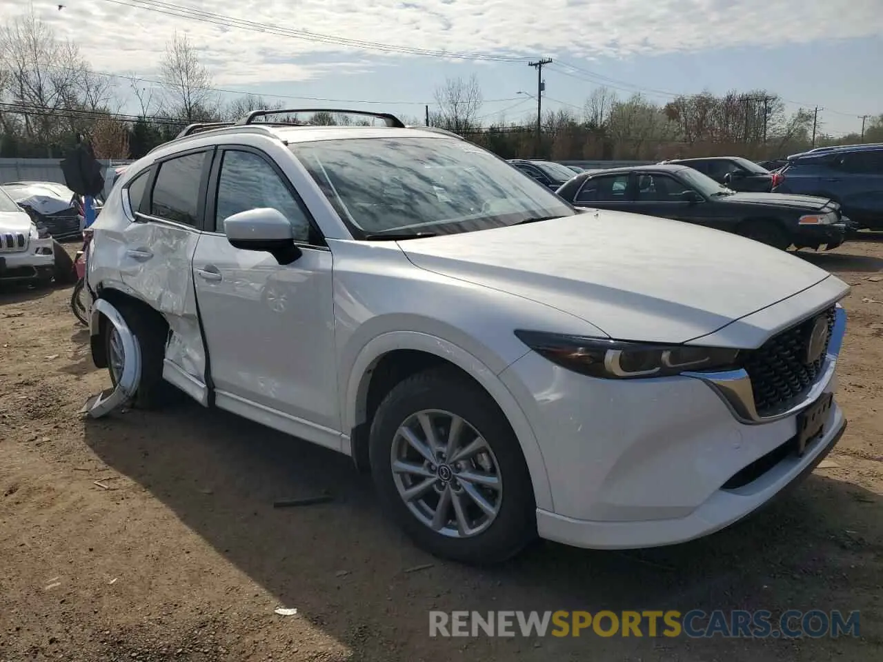 4 fotografías del automóvil dañado JM3KFBBL0R0524487 MAZDA CX-5 SELEC 2024