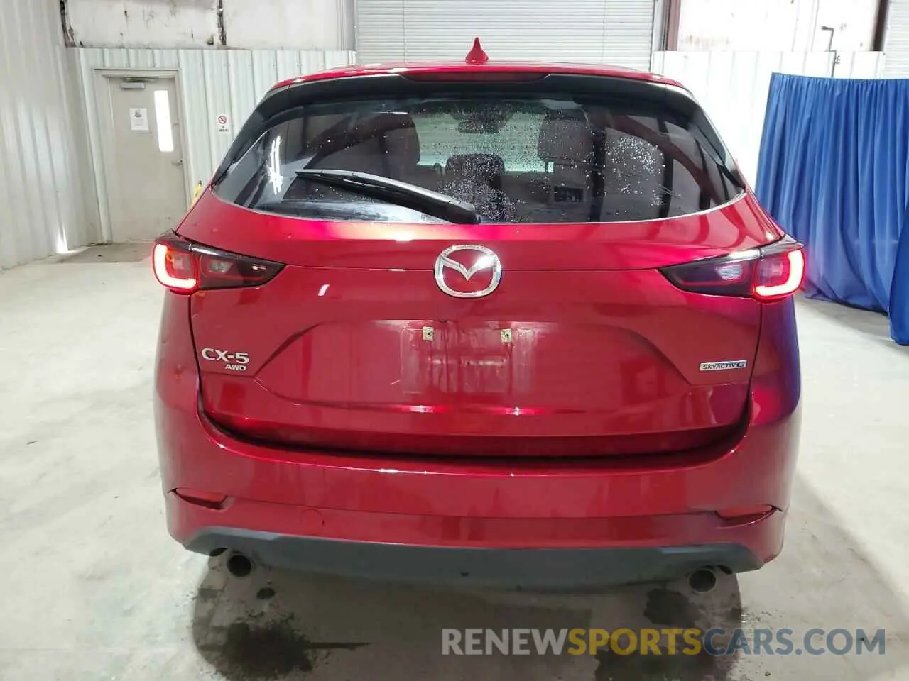 6 fotografías del automóvil dañado JM3KFBBL3R0465497 MAZDA CX-5 SELEC 2024