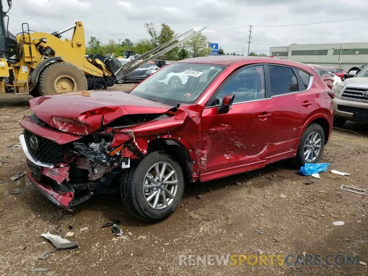 1 fotografías del automóvil dañado JM3KFBBL7R0412012 MAZDA CX-5 SELEC 2024