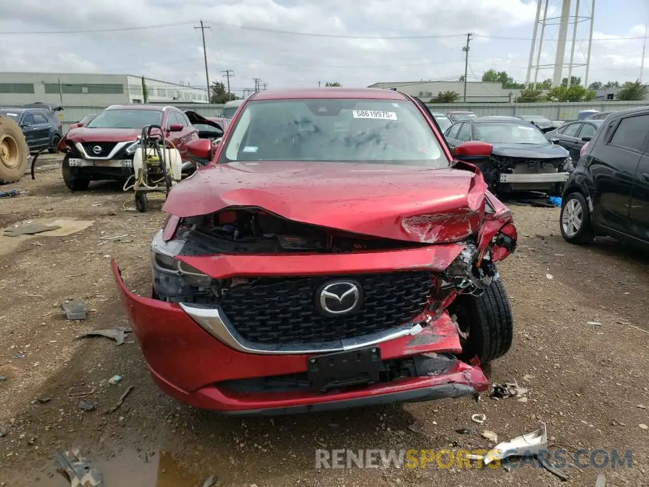 5 fotografías del automóvil dañado JM3KFBBL7R0412012 MAZDA CX-5 SELEC 2024