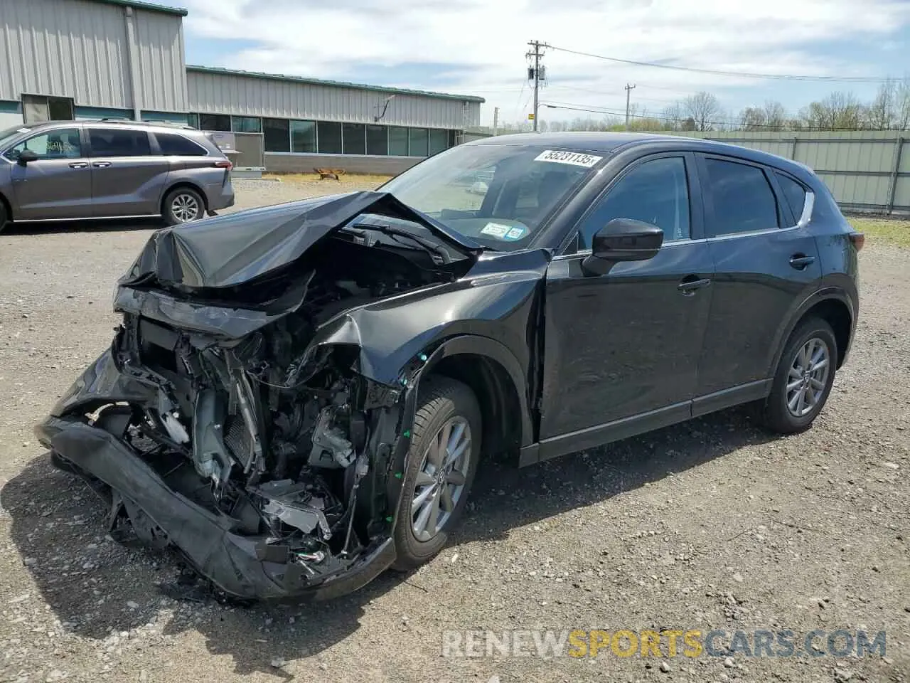 1 fotografías del automóvil dañado JM3KFBBL7R0515186 MAZDA CX-5 SELEC 2024