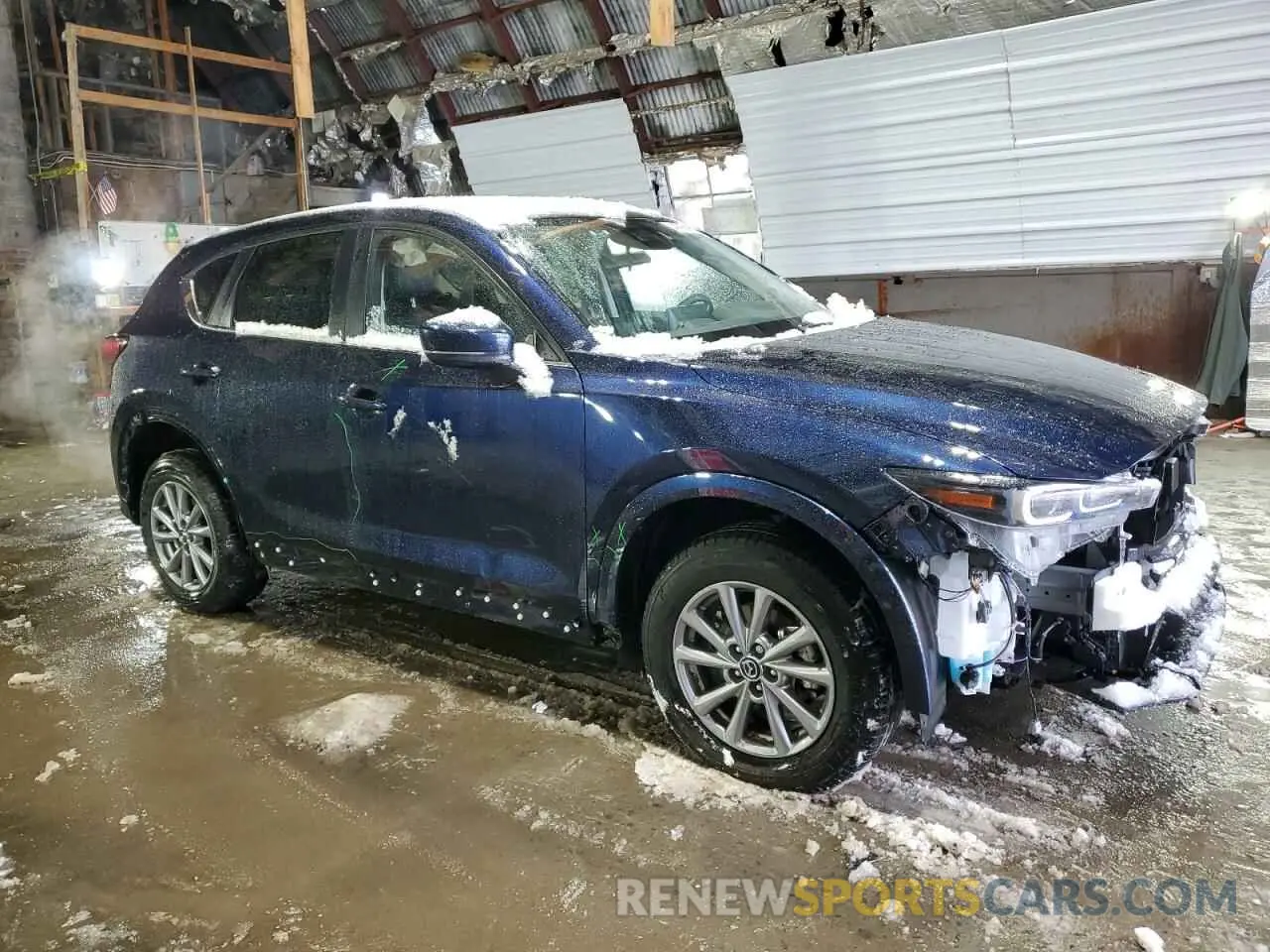 4 fotografías del automóvil dañado JM3KFBBLXR0451323 MAZDA CX-5 SELEC 2024