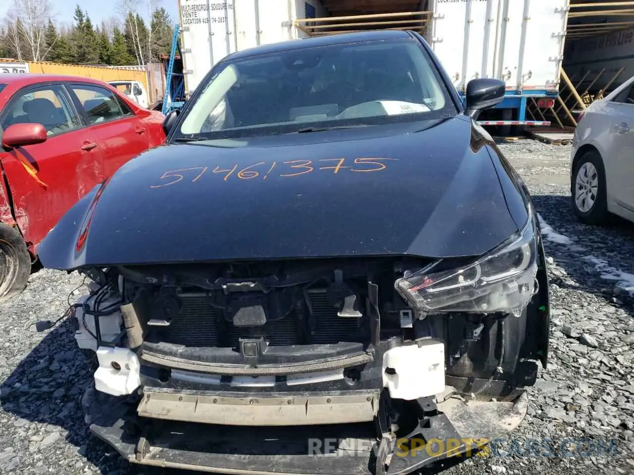 5 fotografías del automóvil dañado JM3KFBBM1R0394180 MAZDA CX-5 SELEC 2024