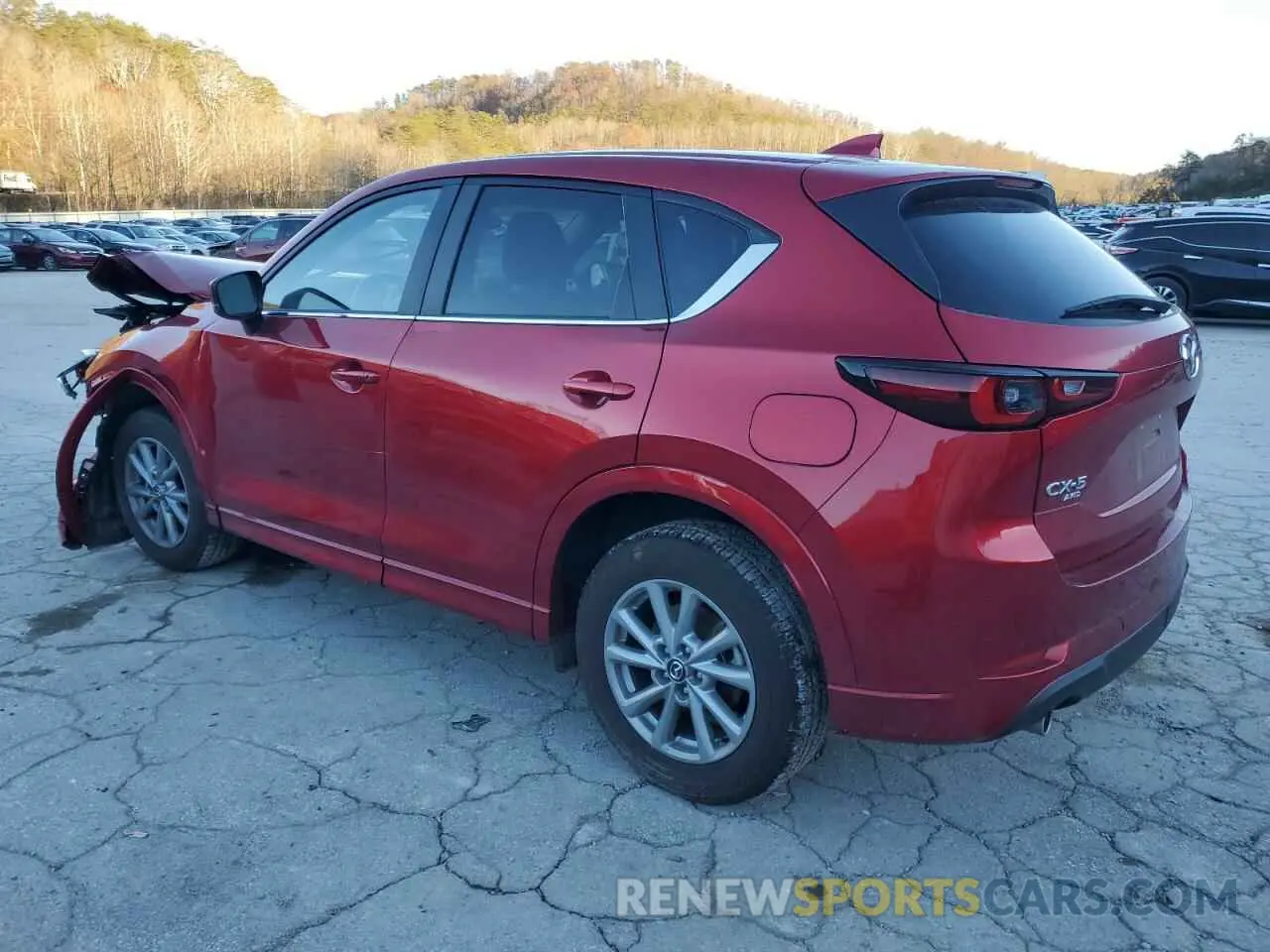 2 fotografías del automóvil dañado JM3KFBBM2R0369983 MAZDA CX-5 SELEC 2024