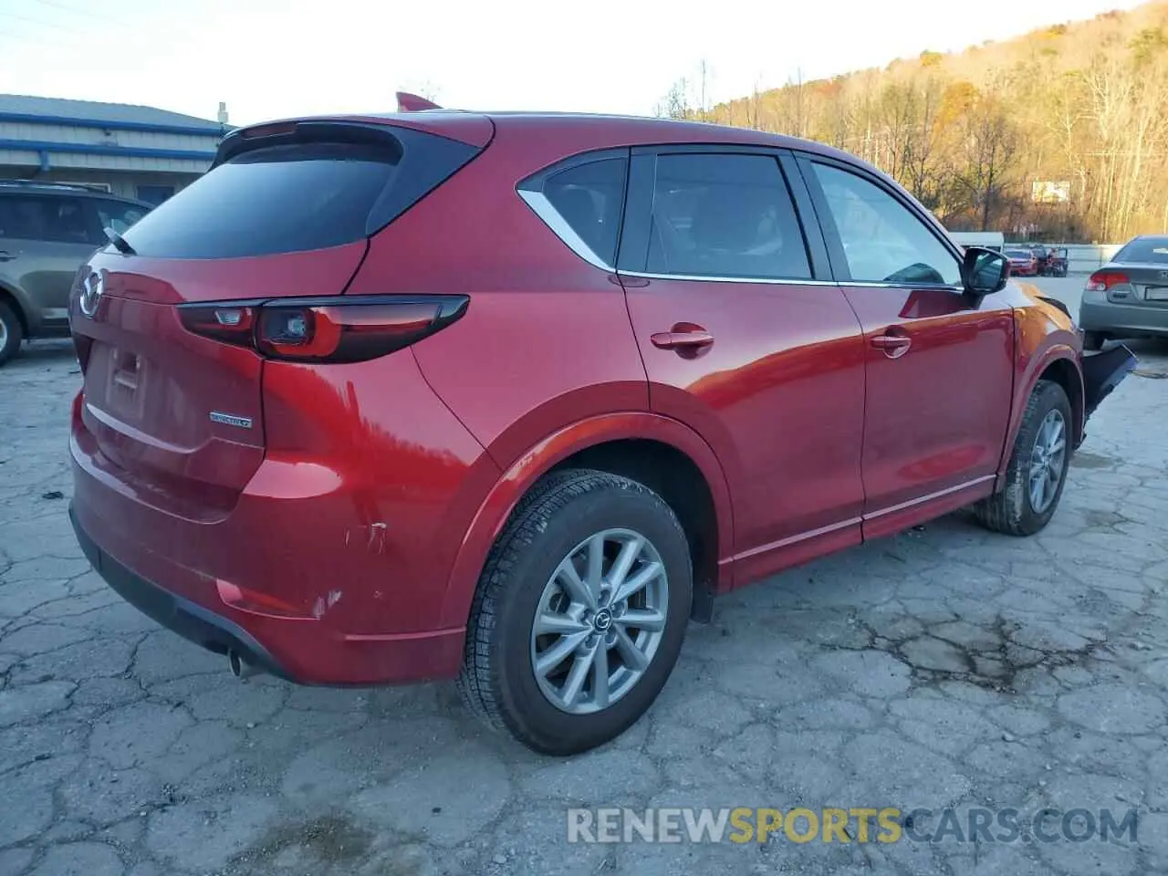 3 fotografías del automóvil dañado JM3KFBBM2R0369983 MAZDA CX-5 SELEC 2024