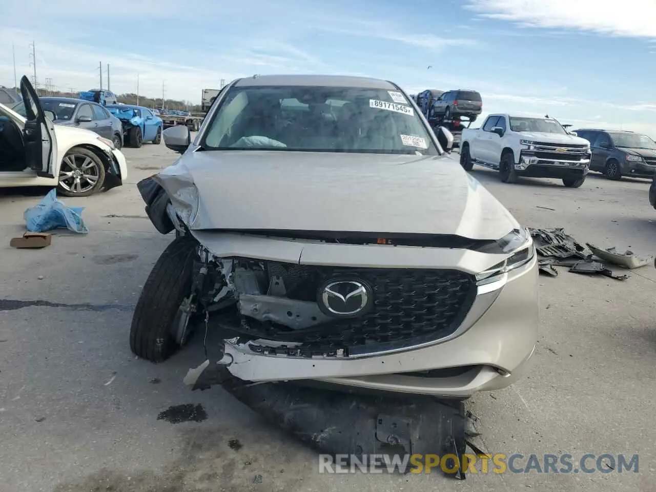 5 fotografías del automóvil dañado JM3KFBBL5S0550427 MAZDA CX-5 SELEC 2025
