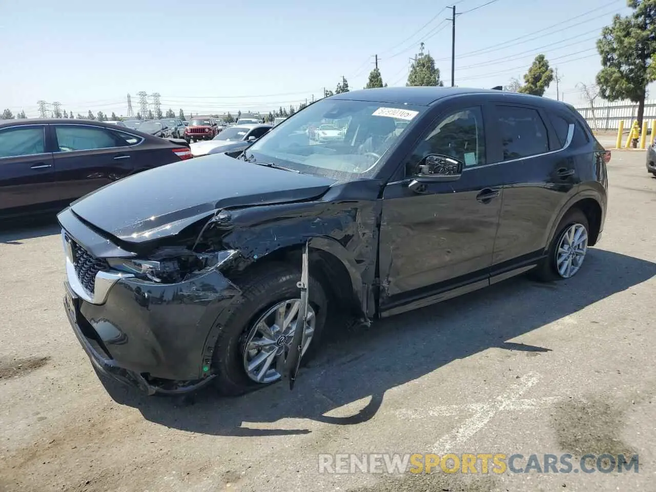 1 fotografías del automóvil dañado JM3KFBBL8S0605503 MAZDA CX-5 SELEC 2025