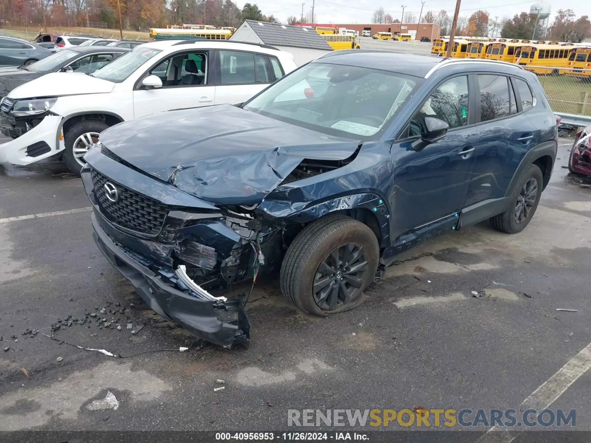 2 fotografías del automóvil dañado 7MMVABDM2RN157105 MAZDA CX-50 2024