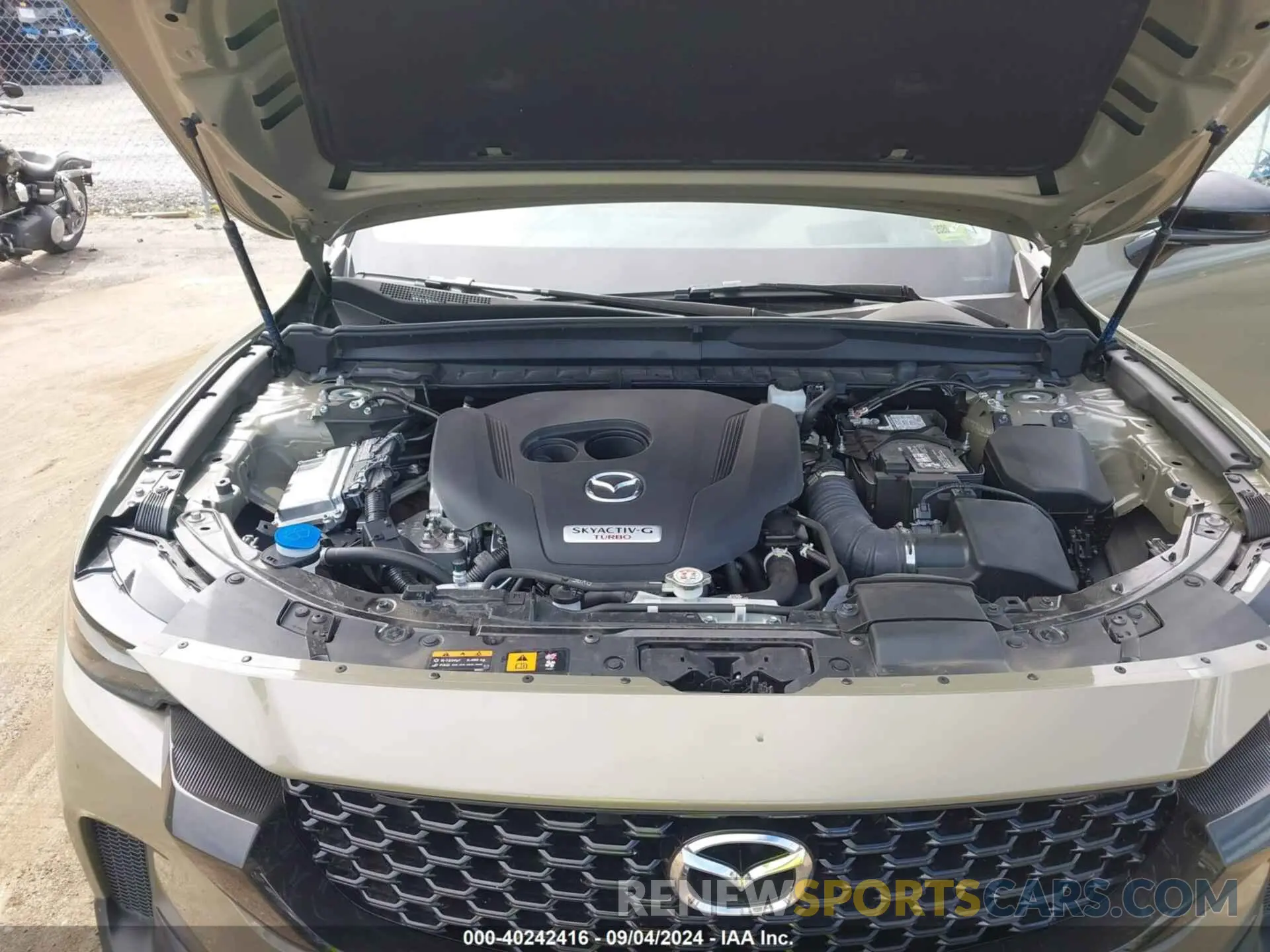 10 fotografías del automóvil dañado 7MMVABDY6RN189476 MAZDA CX-50 2024