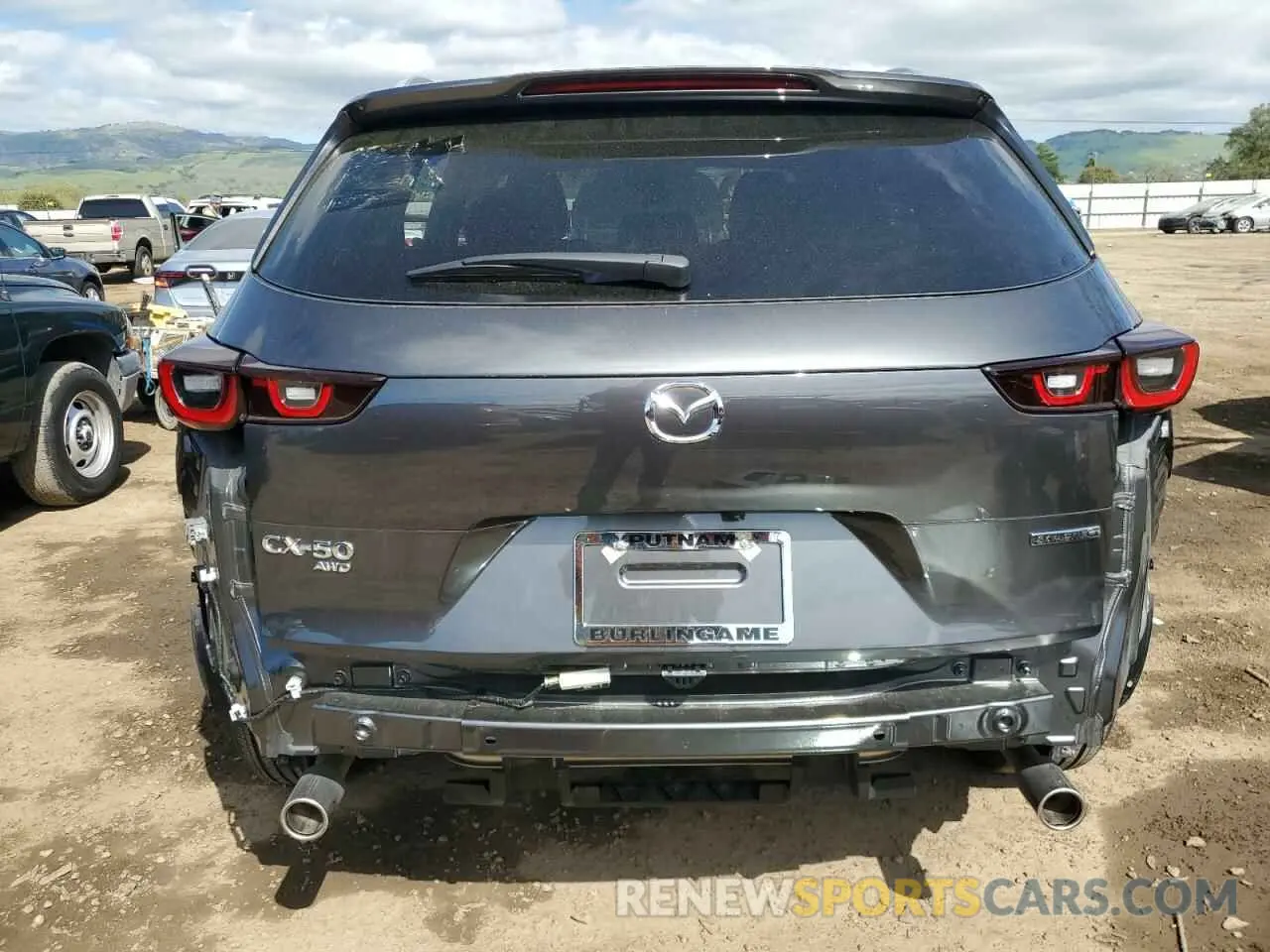 6 fotografías del automóvil dañado 7MMVABBM9RN167763 MAZDA CX-50 PREF 2024