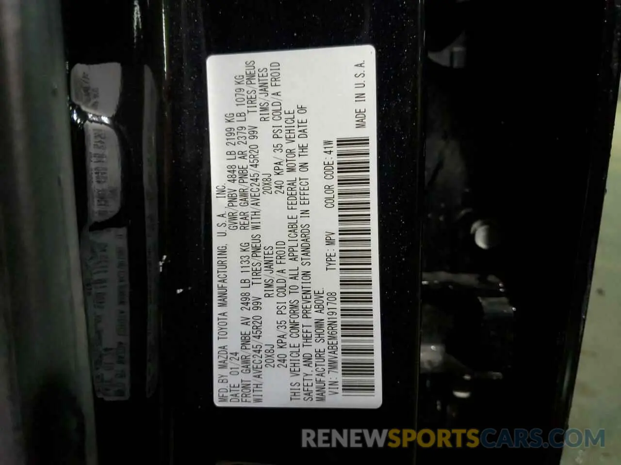 13 fotografías del automóvil dañado 7MMVABEM6RN191708 MAZDA CX-50 PREM 2024