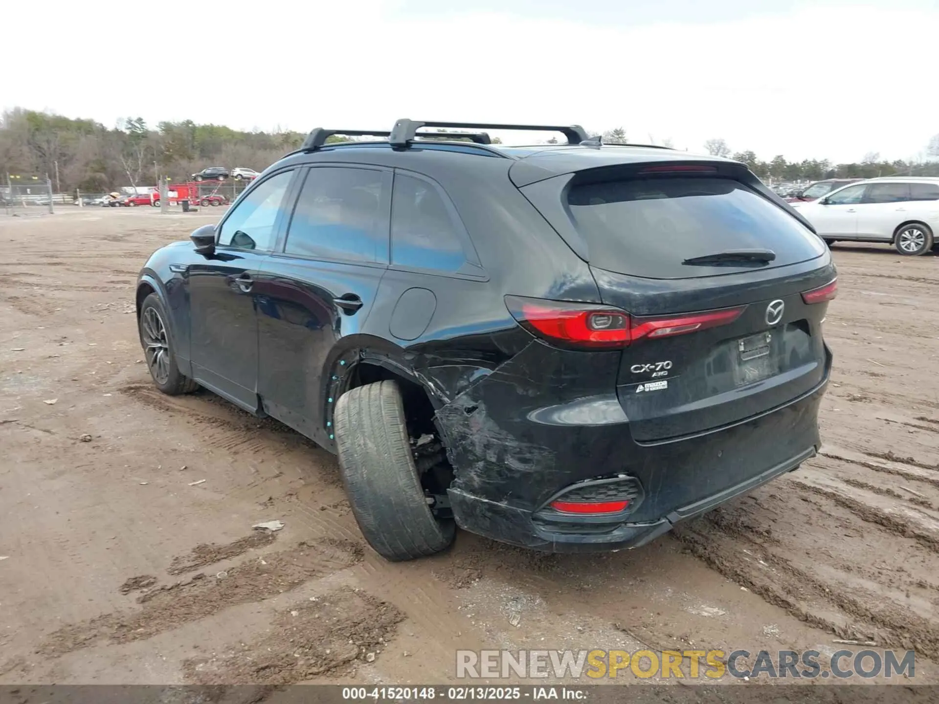 3 fotografías del automóvil dañado JM3KJDHC8S1109547 MAZDA CX-70 2025