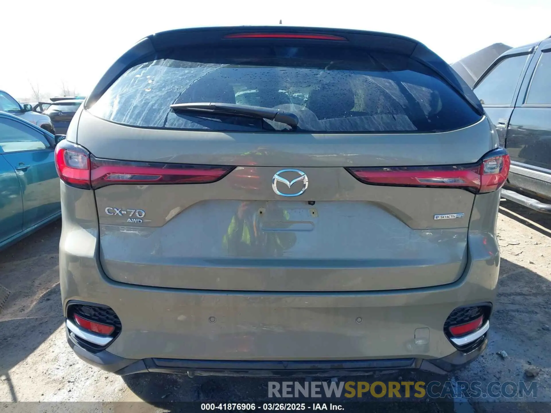 16 fotografías del automóvil dañado JM3KJDHAXS1108656 MAZDA CX-70 PHEV 2025