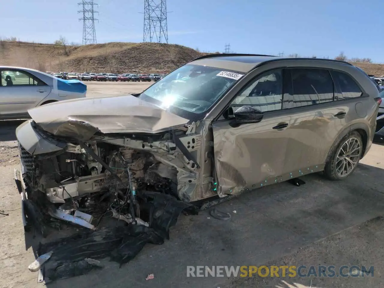 1 fotografías del automóvil dañado JM3KJDHAXS1100444 MAZDA CX-70 PREM 2025
