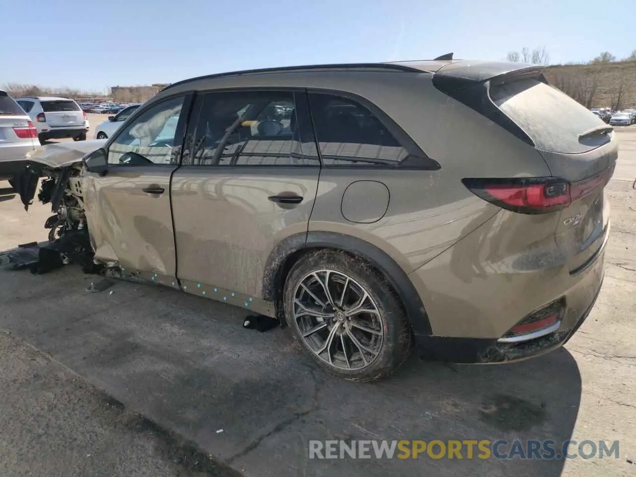 2 fotografías del automóvil dañado JM3KJDHAXS1100444 MAZDA CX-70 PREM 2025