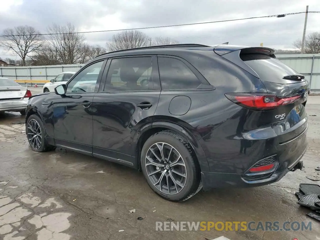 2 fotografías del automóvil dañado JM3KJDHC5S1110090 MAZDA CX-70 PREM 2025