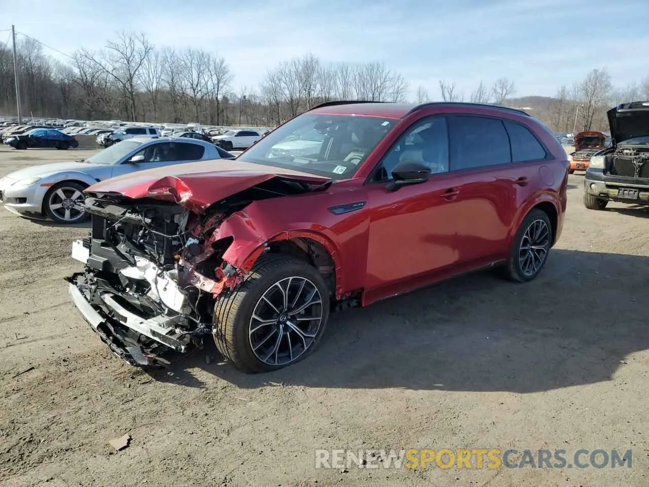 1 fotografías del automóvil dañado JM3KJDHC8S1104378 MAZDA CX-70 PREM 2025
