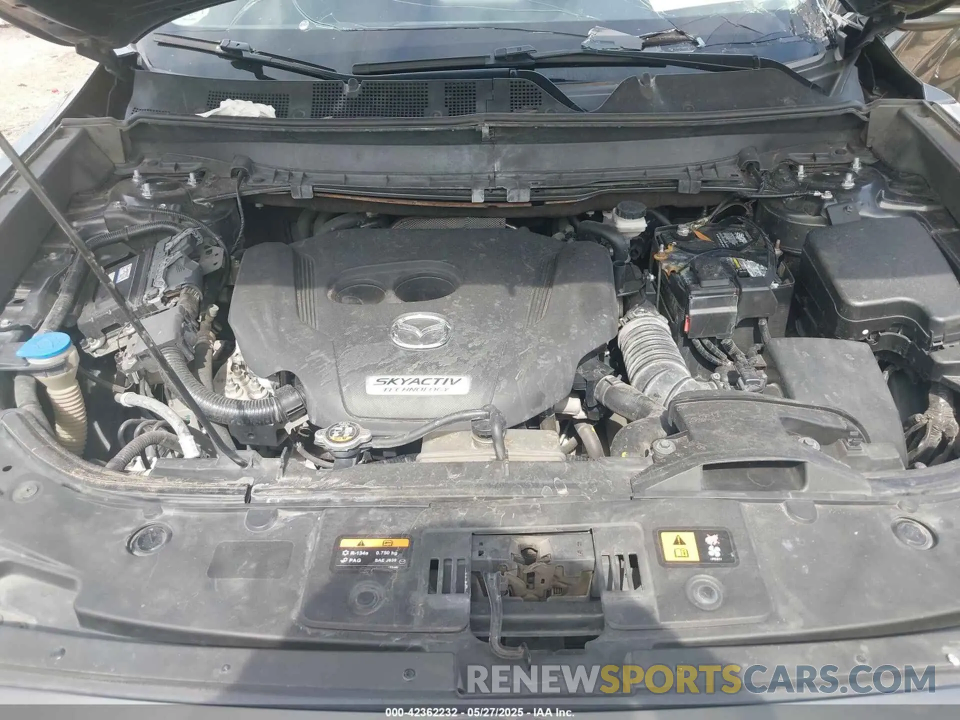 10 fotografías del automóvil dañado JM3TCABY0K0327361 MAZDA CX-9 2019