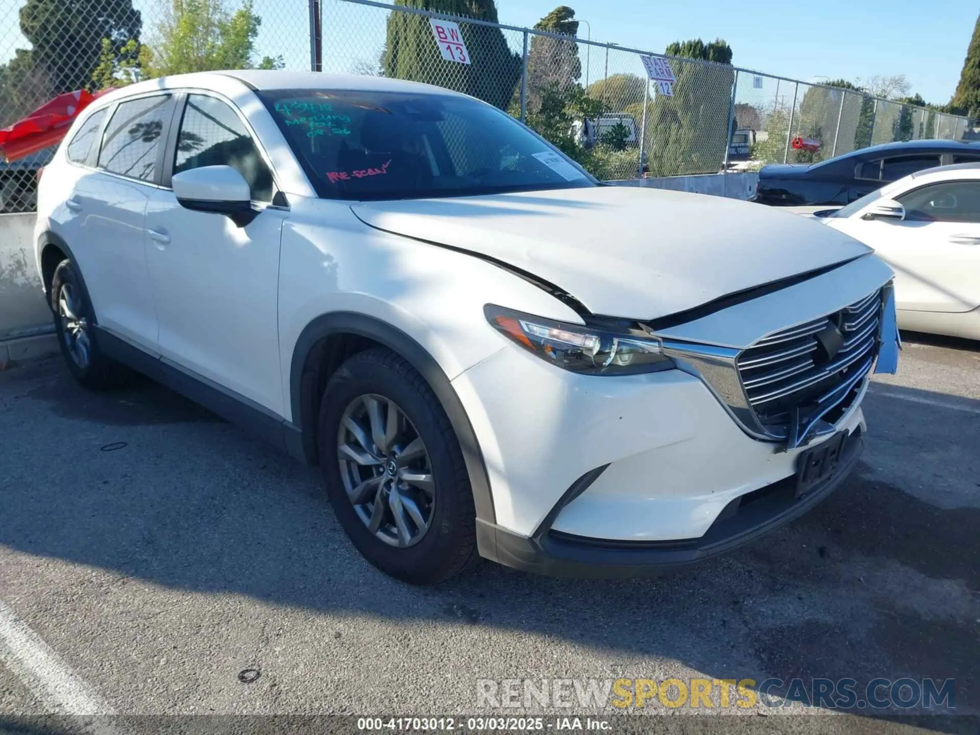 1 fotografías del automóvil dañado JM3TCABY9K0309019 MAZDA CX-9 2019