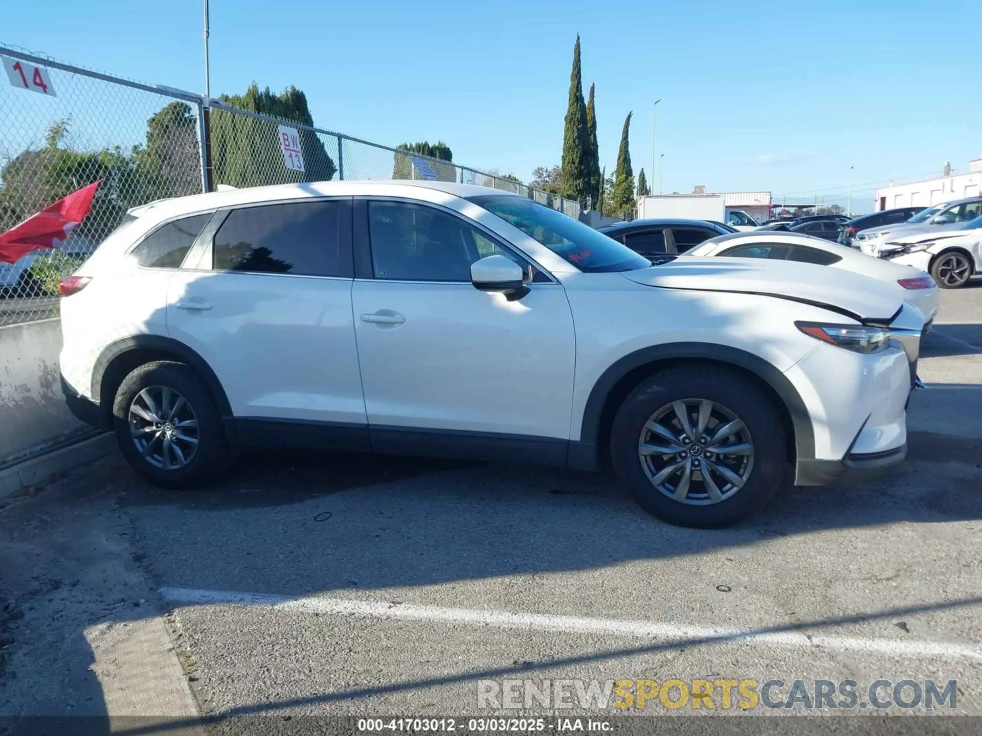 13 fotografías del automóvil dañado JM3TCABY9K0309019 MAZDA CX-9 2019