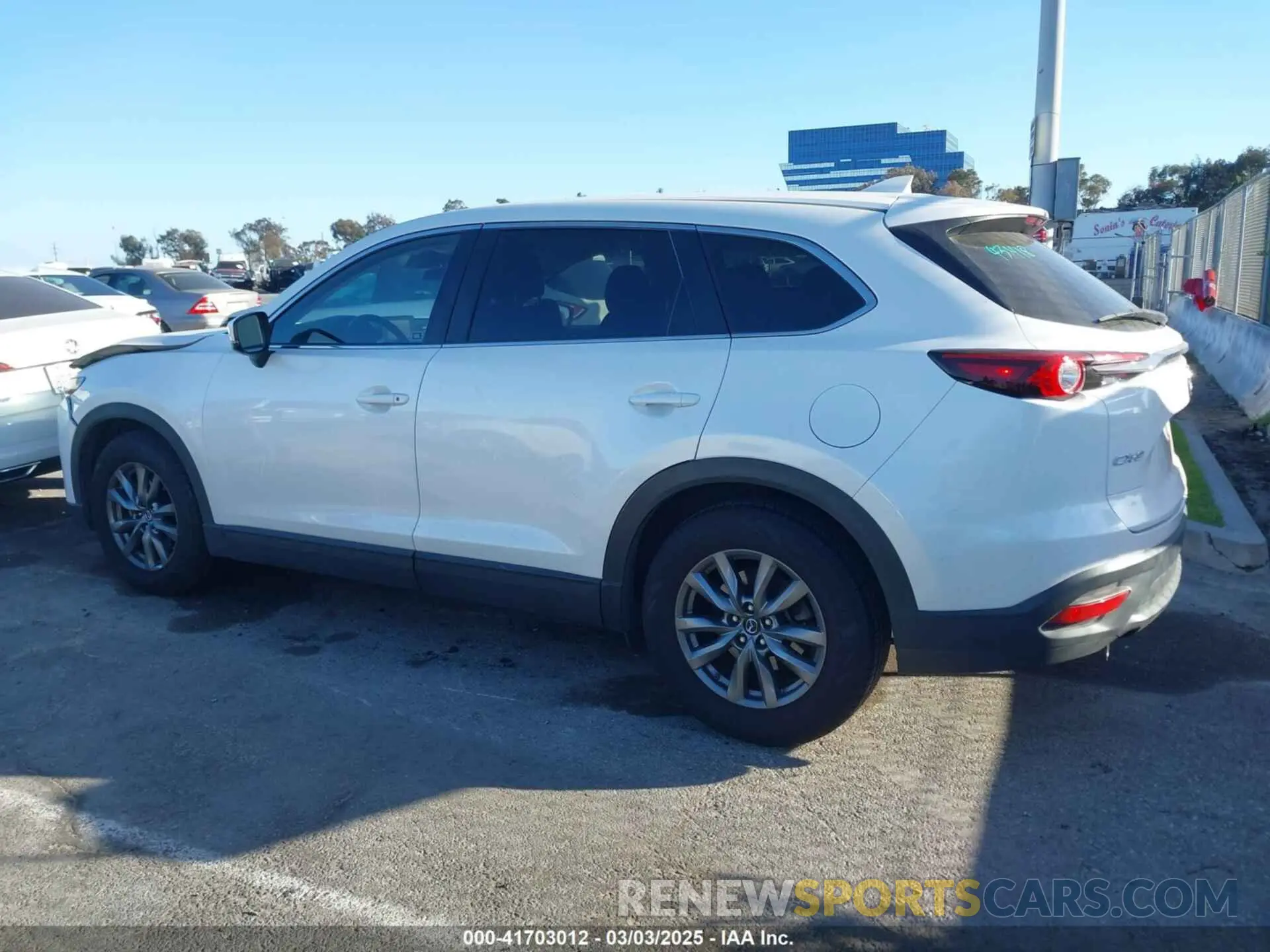 14 fotografías del automóvil dañado JM3TCABY9K0309019 MAZDA CX-9 2019