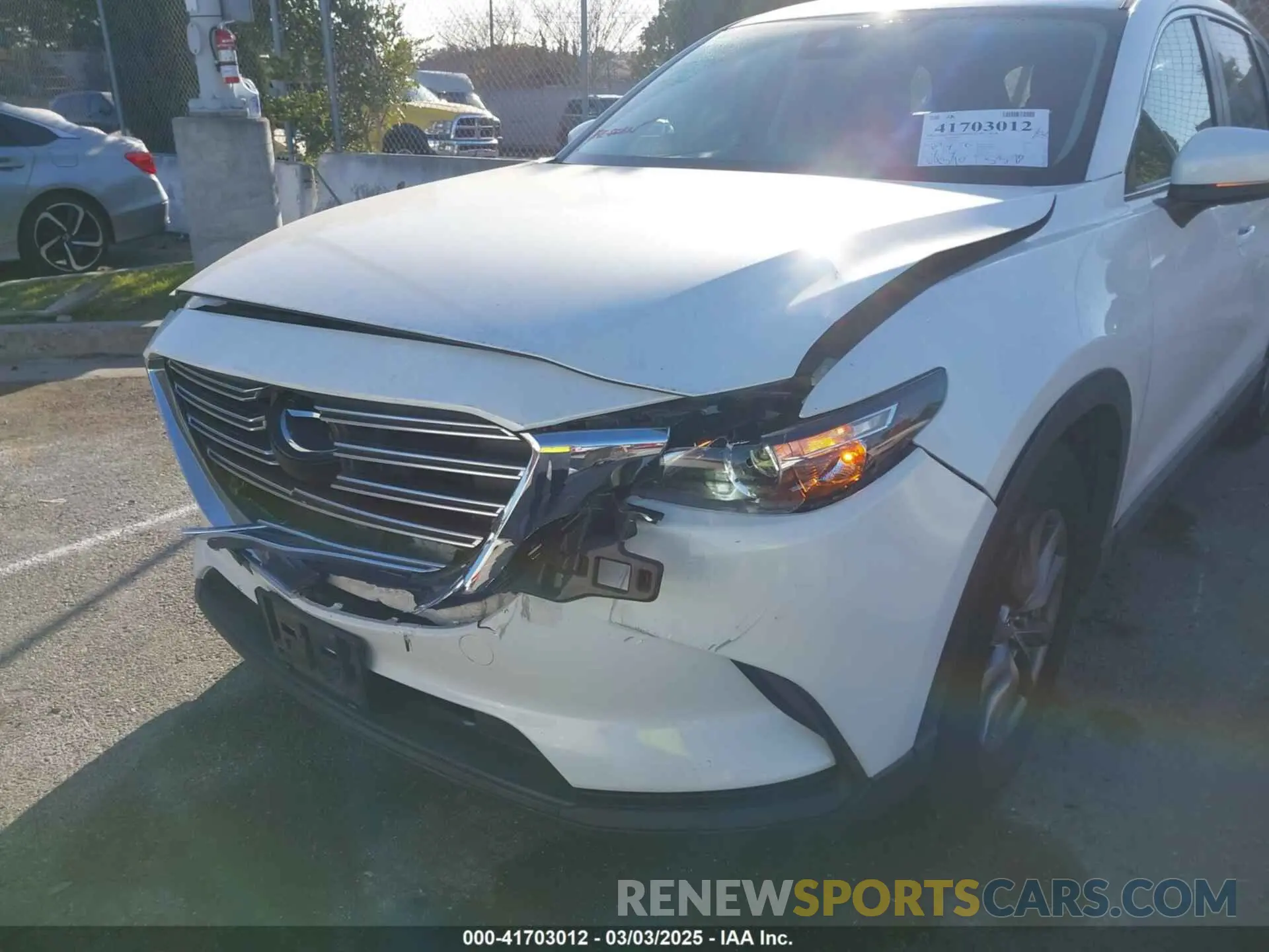 6 fotografías del automóvil dañado JM3TCABY9K0309019 MAZDA CX-9 2019