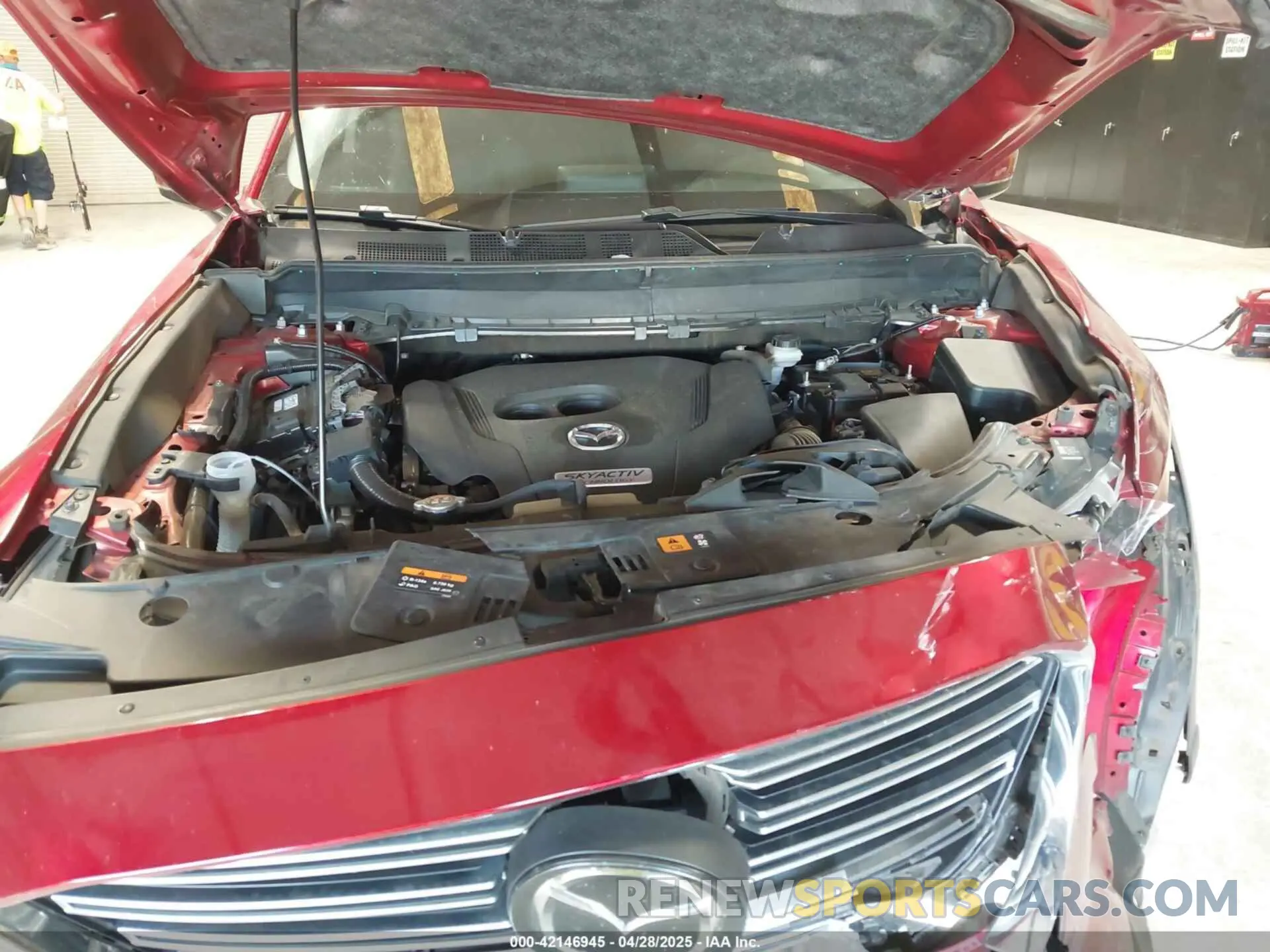 10 fotografías del automóvil dañado JM3TCACY1K0331904 MAZDA CX-9 2019