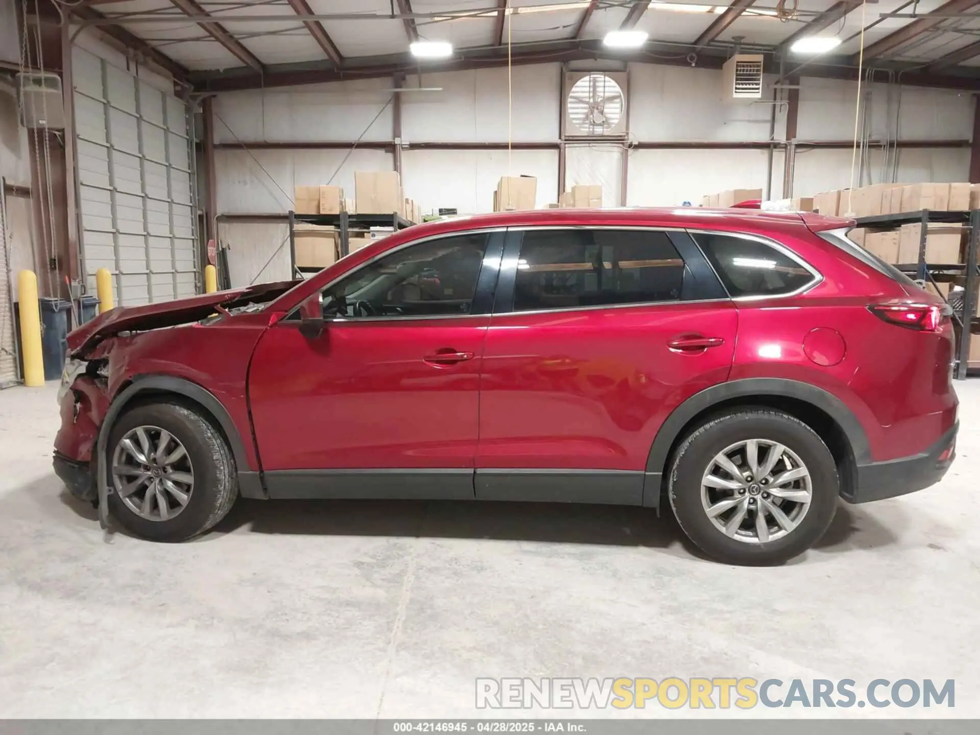 14 fotografías del automóvil dañado JM3TCACY1K0331904 MAZDA CX-9 2019