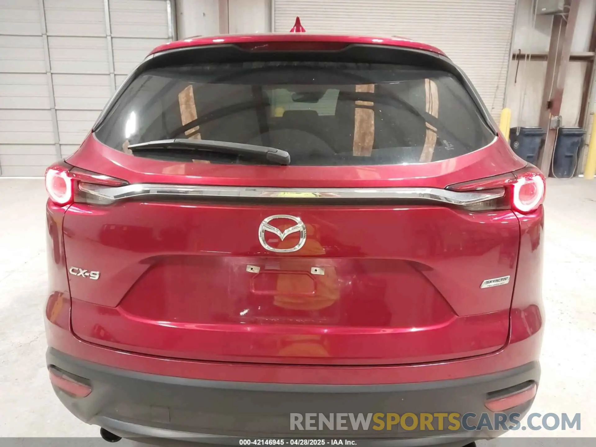 16 fotografías del automóvil dañado JM3TCACY1K0331904 MAZDA CX-9 2019