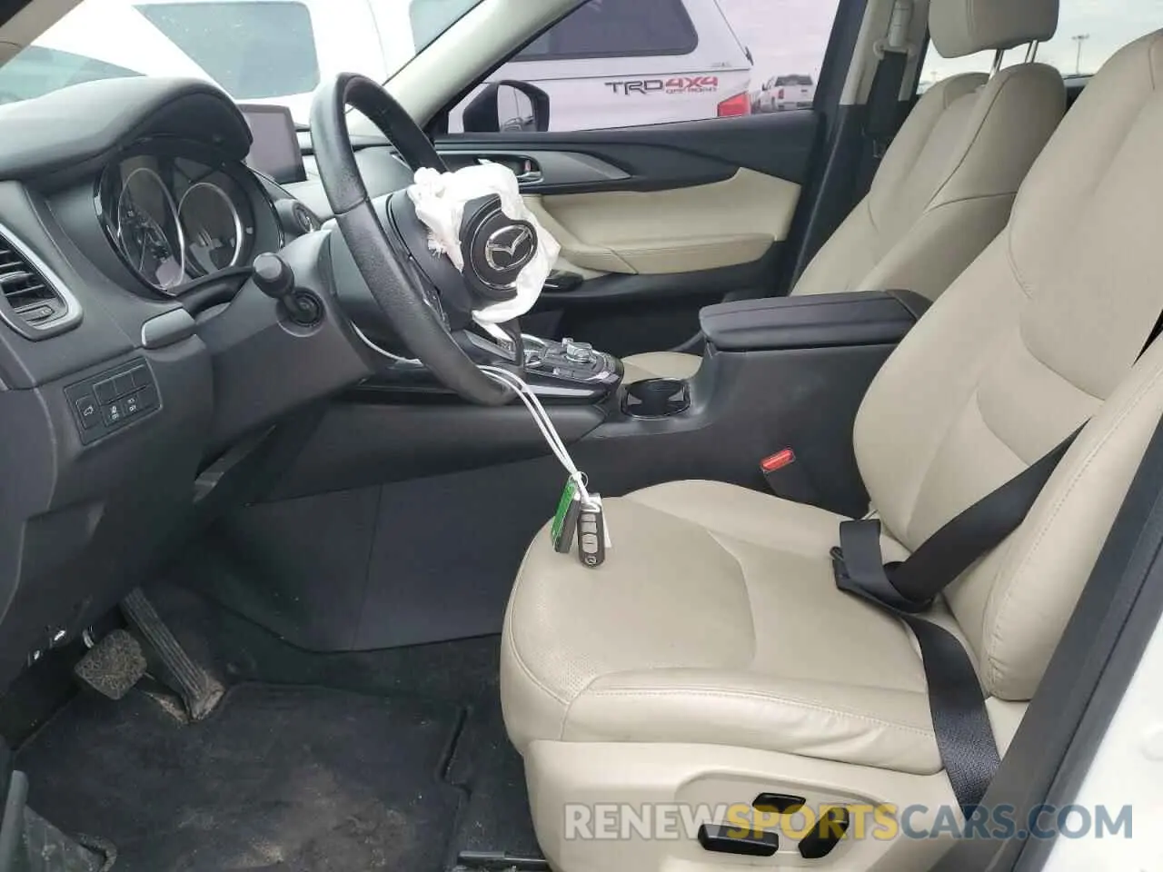 7 fotografías del automóvil dañado JM3TCACY2K0308230 MAZDA CX-9 2019
