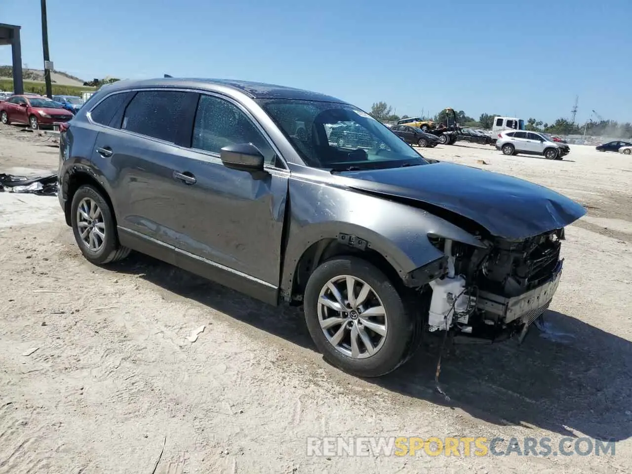 4 fotografías del automóvil dañado JM3TCACY4K0330567 MAZDA CX-9 2019