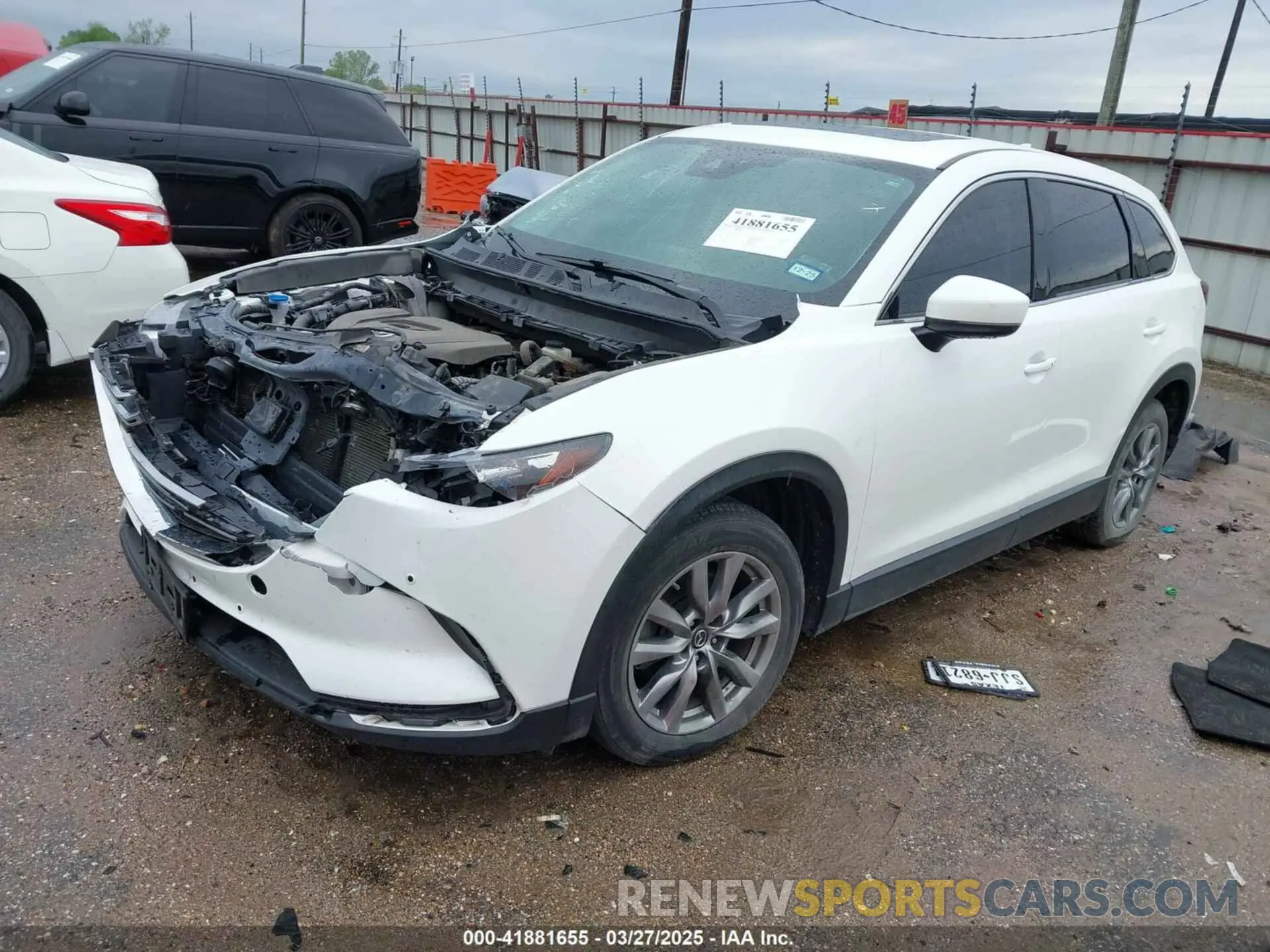 2 fotografías del automóvil dañado JM3TCACY5K0326267 MAZDA CX-9 2019
